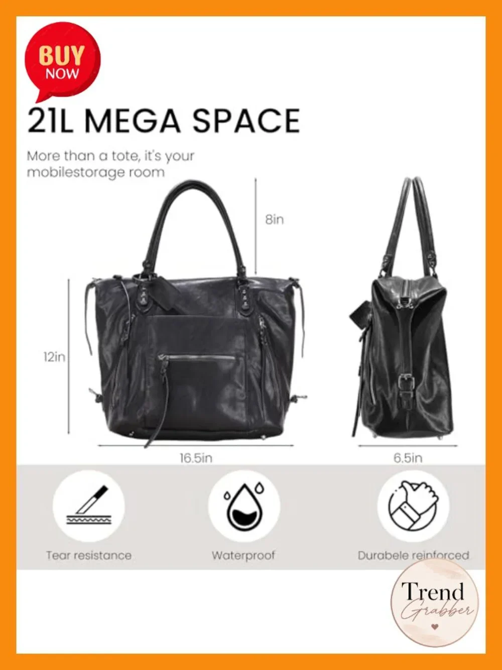 Large Hobo Vegan Leather Tote Bag Crossbody Purse with Adjustable Strap